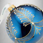 Holiday Heirlooms Blue Bauble Ornament